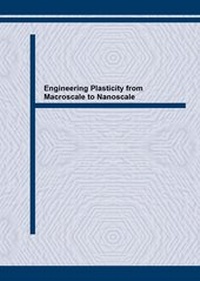 Enlarge image Cover: Engineering Plasticity from Macroscale to Nanoscale - Trans Tech Publications Ltd