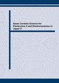 Cover: Asian Ceramic Science for Electronics II and Electroceramics in Japan V - Trans Tech Publications Ltd