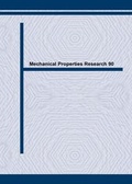 Cover: Mechanical Properties Research 90 - Trans Tech Publications Ltd