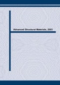 Cover: Advanced Structural Materials, 2003 - Trans Tech Publications Ltd