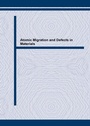Cover: Atomic Migration and Defects in Materials - Trans Tech Publications Ltd