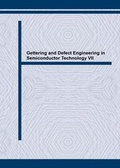 Cover: Gettering and Defect Engineering in Semiconductor Technology VII - Trans Tech Publications Ltd