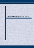 Cover: Physical Metallurgy of Cast Iron V - Trans Tech Publications Ltd