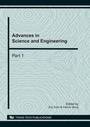 Cover: Advances in Science and Engineering - Trans Tech Publications
