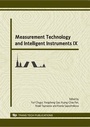 Cover: Measurement Technology and Intelligent Instruments IX - Trans Tech Publications Ltd