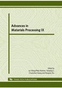Cover: Advances in Materials Processing IX - Trans Tech Publications Ltd