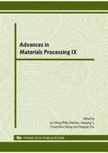 Cover: Advances in Materials Processing IX - Trans Tech Publications Ltd
