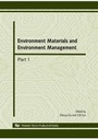 Cover: Environment Materials and Environment Management, EMEM2010 - Trans Tech Publications Ltd