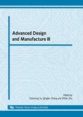 Cover: Advanced Design and Manufacture III - Trans Tech Publications Ltd