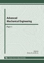 Cover: Advanced Mechanical Engineering - Trans Tech Publications Ltd