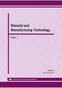 Enlarge image Cover: Material and Manufacturing Technology - Trans Tech Publications Ltd
