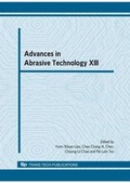 Cover: Advances in Abrasive Technology XIII - Trans Tech Publications Ltd