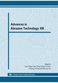 Enlarge image Cover: Advances in Abrasive Technology XIII - Trans Tech Publications Ltd