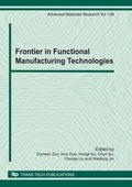 Cover: Frontier in Functional Manufacturing Technologies - Trans Tech Publications Ltd