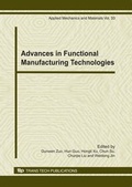 Cover: Advances in Functional Manufacturing Technologies - Trans Tech Publications Ltd