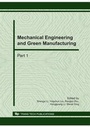 Cover: Mechanical Engineering and Green Manufacturing - Trans Tech Publications Ltd