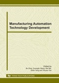 Cover: Manufacturing Automation Technology Development - Trans Tech Publications Ltd