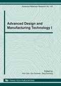 Cover: Advanced Design and Manufacturing Technology I - Trans Tech Publications Ltd