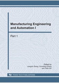 Enlarge image Cover: Manufacturing Engineering and Automation I - Trans Tech Publications Ltd