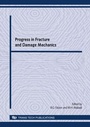 Cover: Progress in Fracture and Damage Mechanics - Trans Tech Publications Ltd