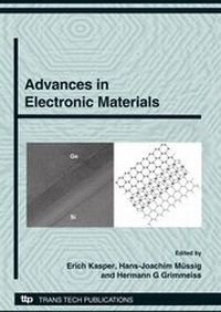 Enlarge image Cover: Advances in Electronic Materials - Trans Tech Publications Ltd