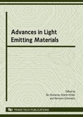 Cover: Advances in Light Emitting Materials - Trans Tech Publications Ltd