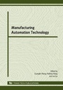 Cover: Manufacturing Automation Technology - Trans Tech Publications Ltd
