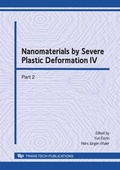Cover: Nanomaterials by Severe Plastic Deformation IV - Trans Tech Publications Ltd