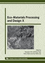 Cover: Eco-Materials Processing and Design X - Trans Tech Publications Ltd