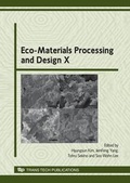 Cover: Eco-Materials Processing and Design X - Trans Tech Publications Ltd