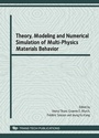 Cover: Theory, Modeling and Numerical Simulation - Trans Tech Publications Ltd