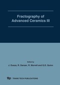 Cover: Fractography of Advanced Ceramics III - Trans Tech Publications Ltd