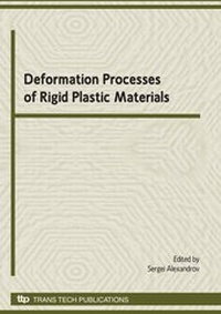 Enlarge image Cover: Deformation Processes of Rigid Plastic Materials - Trans Tech Publications Ltd