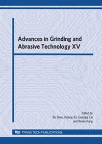 Enlarge image Cover: Advances in Grinding and Abrasive Technology XV - Trans Tech Publications Ltd