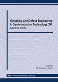 Cover: Gettering and Defect Engineering in Semiconductor Technology XIII - Trans Tech Publications Ltd
