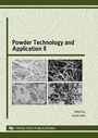 Cover: Powder Technology and Application II - Trans Tech Publications Ltd