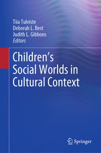 Abbildung von: Children's Social Worlds in Cultural Context - Springer