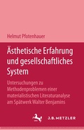 Cover: &Auml;sthetische Erfahrung und gesellschaftliches System - J.B. Metzler