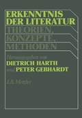 Cover: Erkenntnis der Literatur - J.B. Metzler