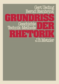 Abbildung von: Grundriss der Rhetorik - J.B. Metzler