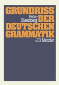 Cover: Grundriss der deutschen Grammatik - J.B. Metzler