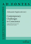 Cover: Contemporary Challenges to Conscience - Peter Lang Verlag