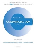 Cover: Commercial Law Concentrate - Oxford University Press