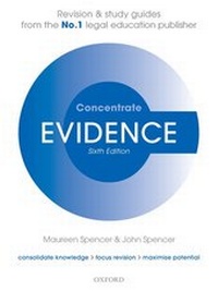Enlarge image Cover: Evidence Concentrate - Oxford University Press