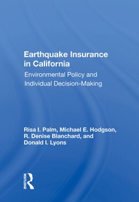 Enlarge image Cover: Earthquake Insurance In California - Routledge