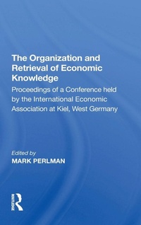 Enlarge image Cover: The Organization and Retrieval of Economic Knowledge - Routledge