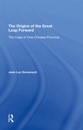 Cover: The Origins Of The Great Leap Forward - Routledge