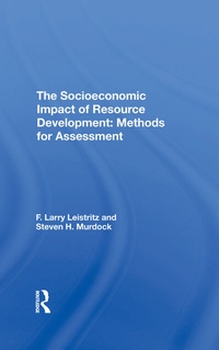 Enlarge image Cover: The Socioeconomic Impact Of Resource Development - Routledge