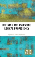 Cover: Defining and Assessing Lexical Proficiency - Routledge