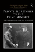 Cover: Private Secretaries to the Prime Minister - Routledge